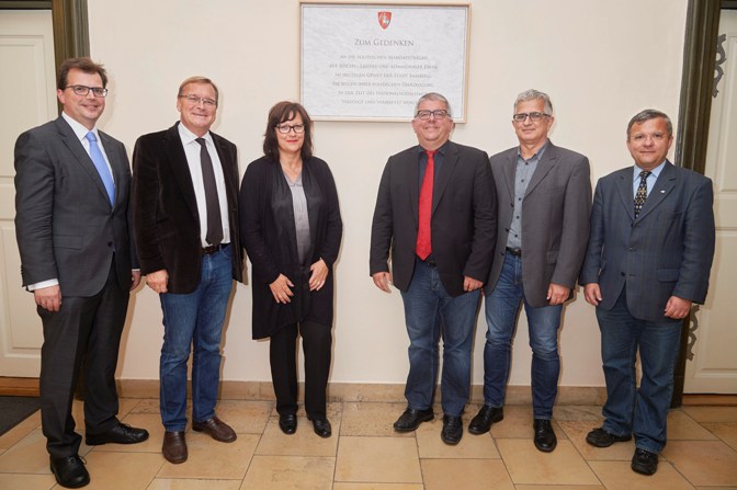 SPD Bamberg Neue Gedenktafel im Rathaus erinnert an von Nazis